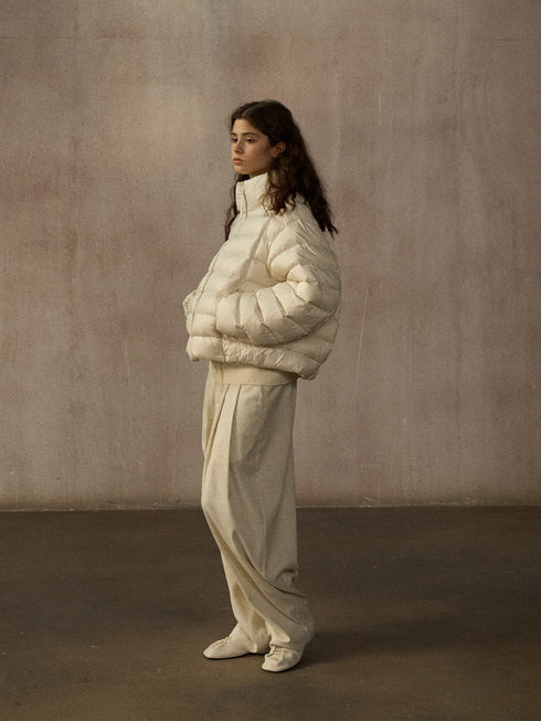 Harbor Stand-Collar Puffer Jacket